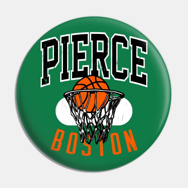 Vintage Boston 90's Basketball Shirt Pin by funandgames