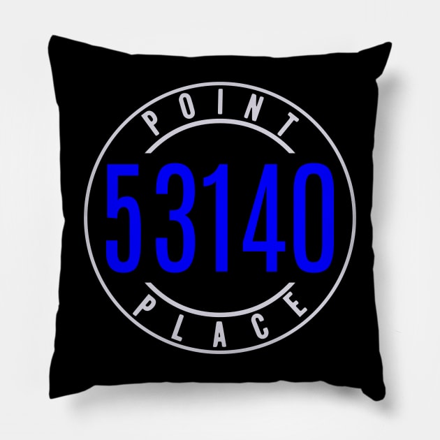 Point Place 53140 Pillow by Stozart Custom Designs