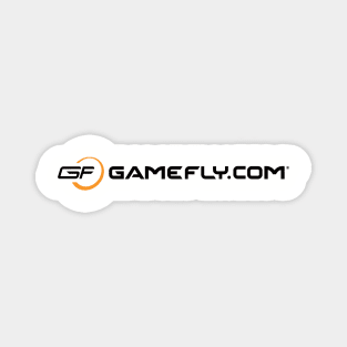 GF Retro Horizontal Logo Black Magnet