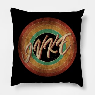 JVKE Vintage Circle Art Pillow