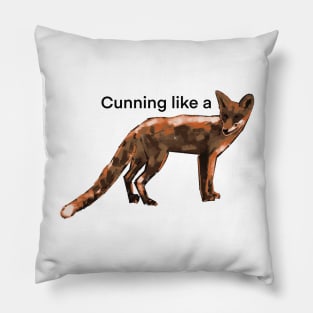 Cunning like a fox Pillow