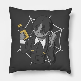 Old School Wednesday Addams Pillow