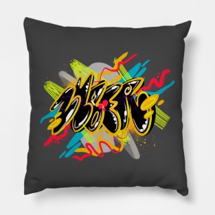 Graffiti print Pillow