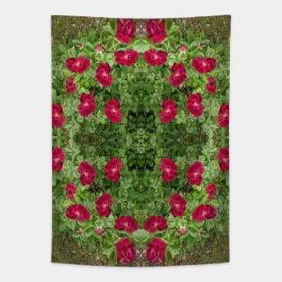 Red Flowers Tapestry