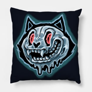 Horror Skull Cat Pillow