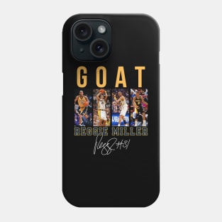 Reggie Miller Choke Sign Basketball Legend Signature Vintage Retro 80s 90s Bootleg Rap Style Phone Case