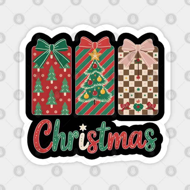 Festive Christmas Gift Magnet by norhando