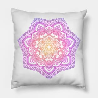 Sunset Mandala Pillow