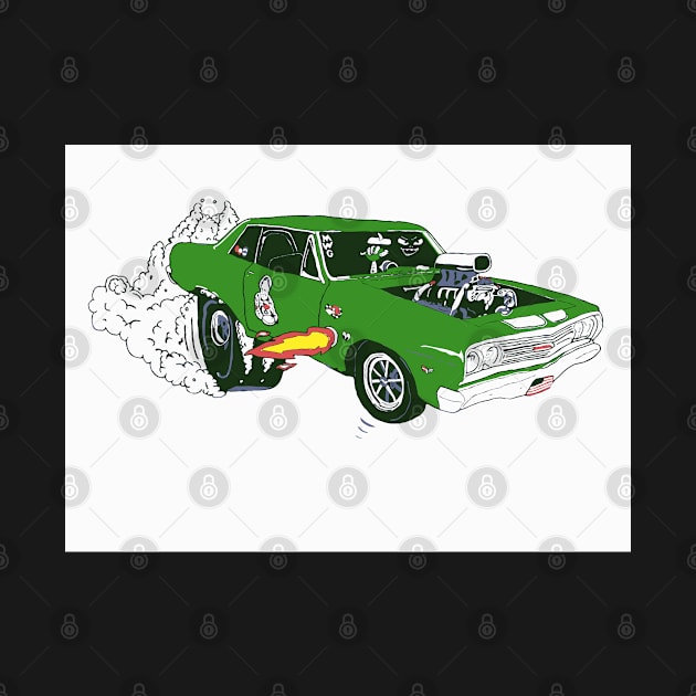 Chevy Malibu by curtskartoons