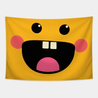 Funny/Weird/Cute Summer Kawaii Smiley Face Design Tapestry