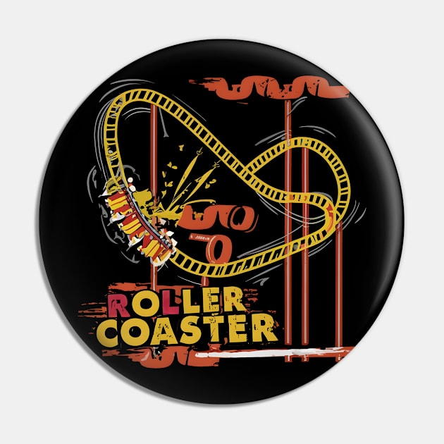 Roller Coaster Adventure, Rolling with Difficulty Pin by SimpliPrinter