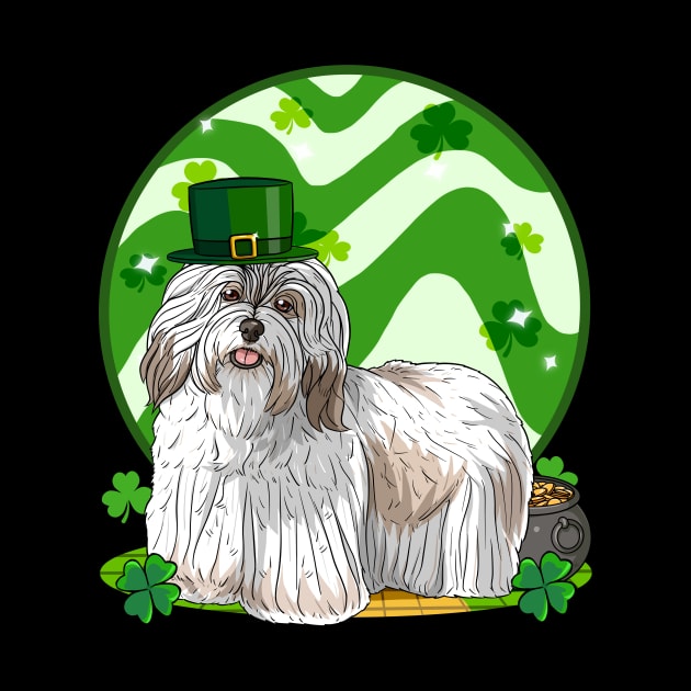 Havanese Dog St Patricks Day Leprechaun by Noseking