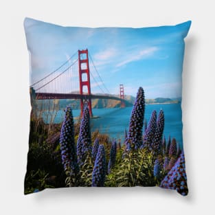 Golden Gate Bridge San Francisco California Photography Pillow