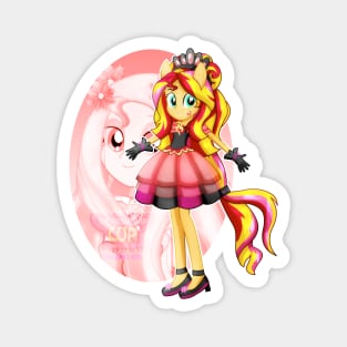 Aphrodite's warrior_Sunset Shimmer Magnet