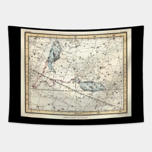 Pisces Constellation Celestial Atlas - Alexander Jamieson Tapestry