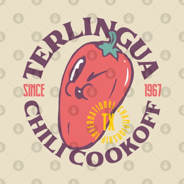 Terlingua Chili Cookoff | Annual Texas Chili International Championship Since 1967 | No Beans Professional Beef Chili Sauce Summer | Ghost Town by anycolordesigns