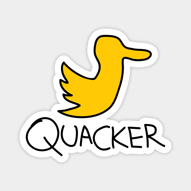 Quacker Social Magnet by aografz