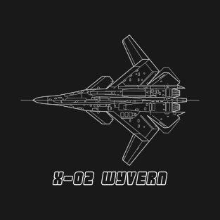 X-02 Wyvern Concept Jet (white) T-Shirt