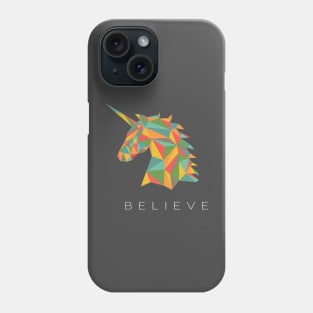 Believe in Unicorns (Light) Phone Case