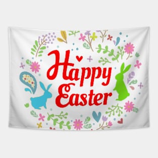 Happy Easter Day Tapestry