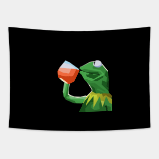 Kermit Memes Pop Art Tapestry