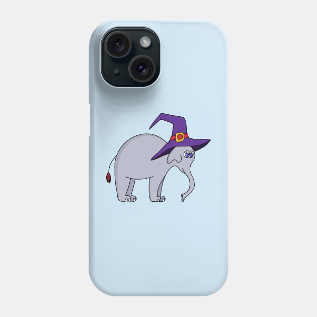 Witch Elephant Phone Case by DiegoCarvalho