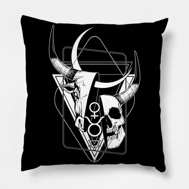 Horoscope: Taurus Pillow by Von Kowen