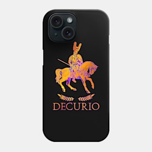 Roman officer on horseback - Decurion Phone Case