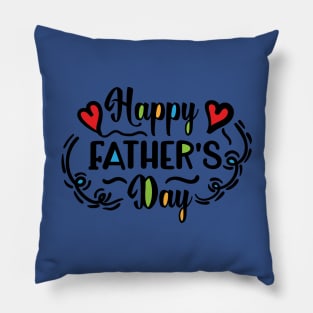 Happy Fathers Day Pillow