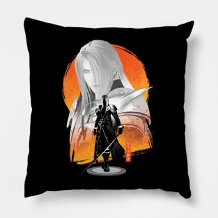 Silver-Haired SOLDIER Pillow