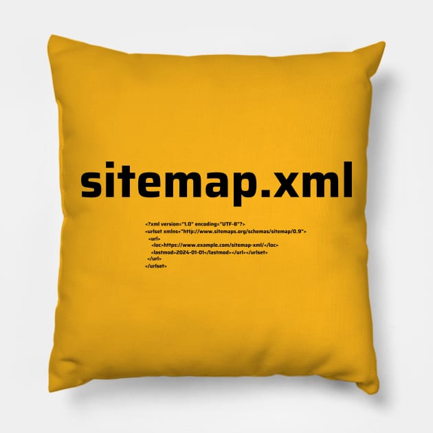 Sitemap XML Pillow by CyberChobi