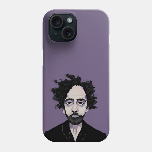 Tim Burton Phone Case by Myrthe Triepels