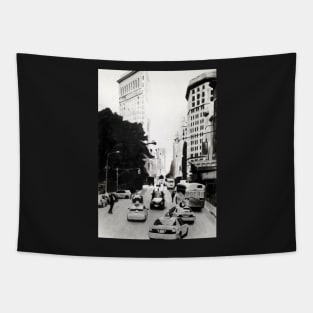 flat iron building Tapestry