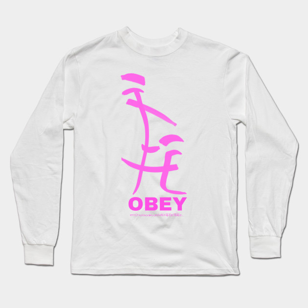 obey chinese word long sleeve t shirt teepublic obey size chart