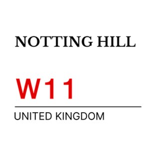 Postcode Notting Hill W11 United Kingdom T-Shirt