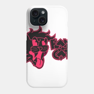StrayCat FlameCat Black and Red Phone Case