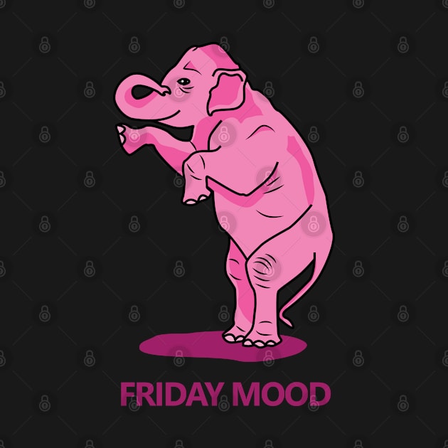 Pink elephant friday mood by Nosa rez