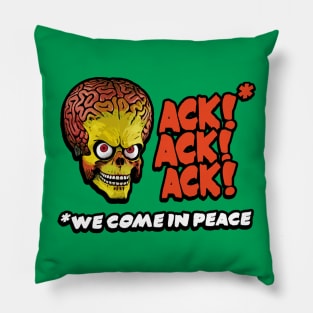 Mars Attacks - We Come In Peace! Pillow