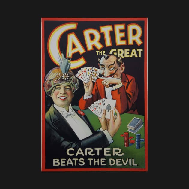 Carter Beats the Devil - Vintage Poster by themasters