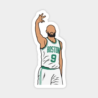 Derrick White 3 Point Celebration Magnet