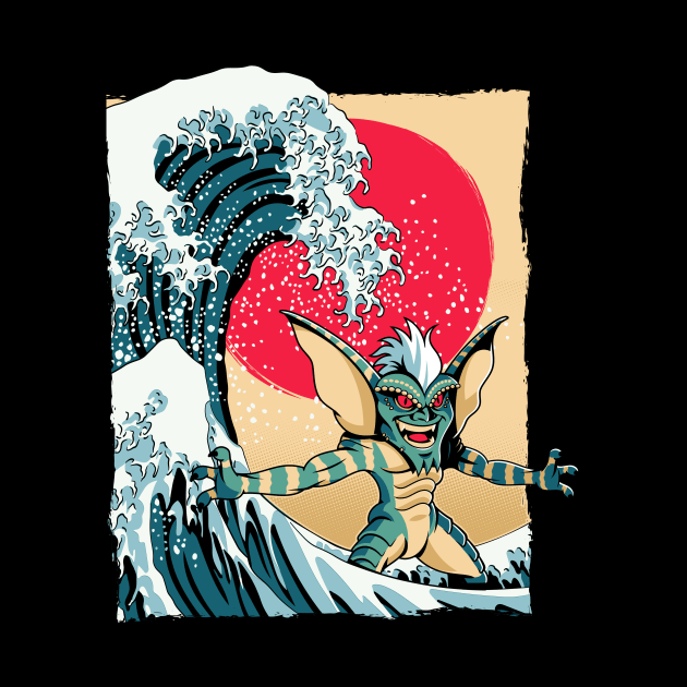 The Great Wave of Gremlins by JayHai