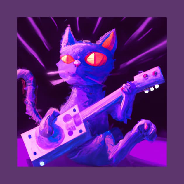 Purple Cat Has a Rock Show and Everybody Comes by Star Scrunch