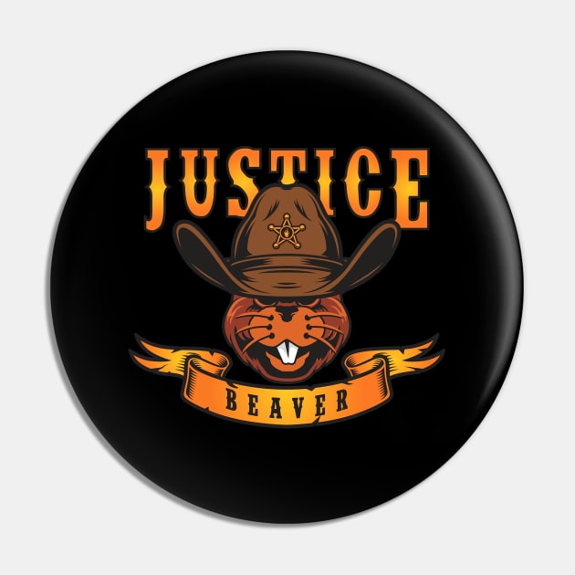 Justice Beaver Pin by Live Together