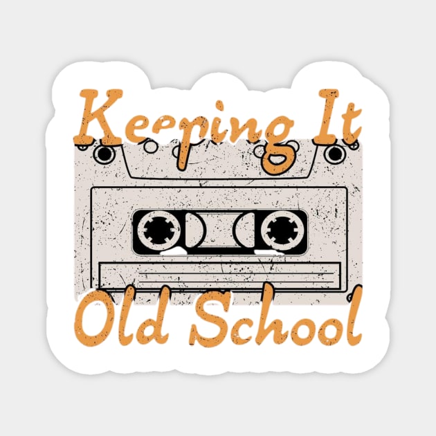 Keeping It Old School Magnet by CoreDJ Sherman