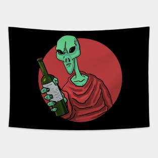 Aliens drink wine too! Tapestry