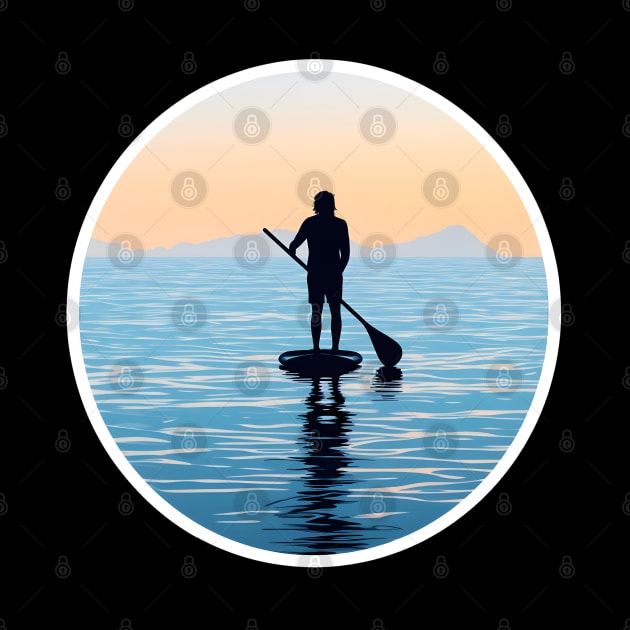 Tranquil Dawn Paddleboarding Experience by AIHRGDesign