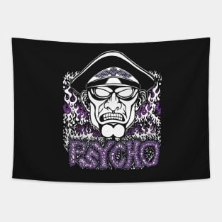 M. Bison Street Fighter Fan Art - Psycho Power Tapestry