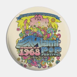 Miami Pop Festival 1968 Pin