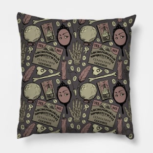 Divination in Taupe Pillow