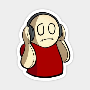 Li'l Depressed Boy -- Headphones Magnet